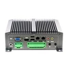 2 ethernet mini pc barebone linux pc fanless i7 Mini PC with 5*RS232/8*USB