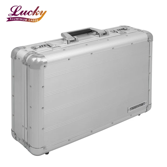 Aluminum Briefcase Tool Box Aluminum Flight Case Portable Aluminum Tool