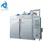 Full-automatic Meat Tofu Smoke Heating Baking Oven/ Function Of Smoke House /sausage smokinghouse capacity