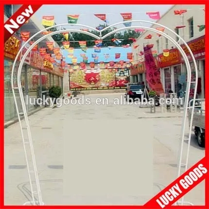 
2018 hot sale decorative white wedding arch wholesale 