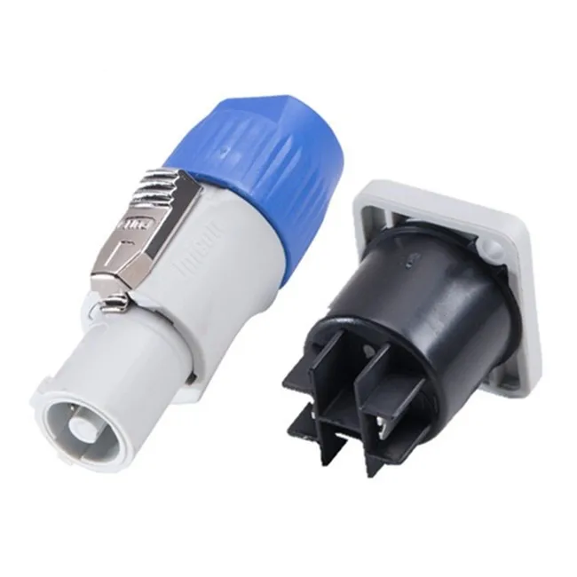 Jnicon Ac Power Cable Connector Waterproof Powercon Same To Powercon True1 Buy Powercon Blue
