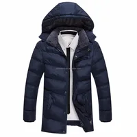 

2018 Wholesale new men down jacket winter & autumn hooded waterproof men fashion down jacket long coat