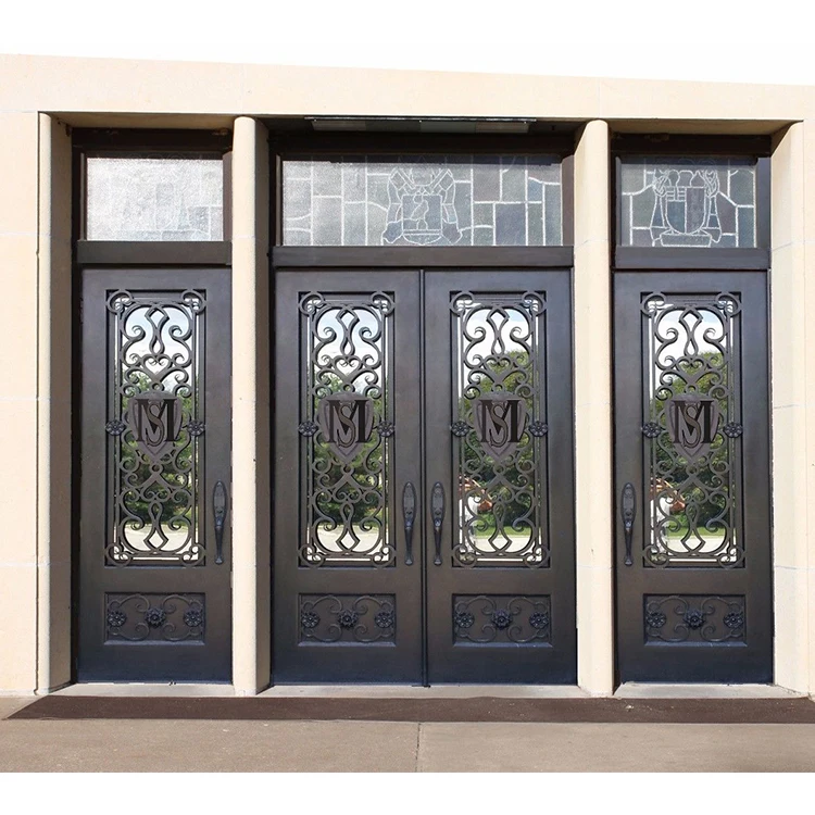 Online Design Your Own Special Elegant House External Wrought Iron Front Door Buy House Front Door Special Iron Door External Iron Door Product On Alibaba Com