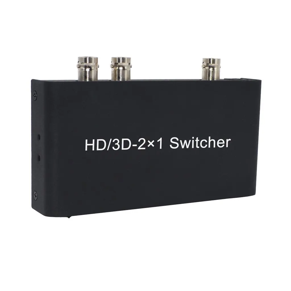 Fenteer SDI Switcher 2x1 2 In 1 Out 2 SDI Switcher Support Resolution up to 1080p