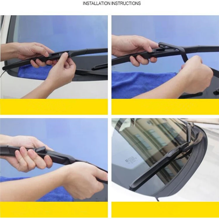 Car Universal Windshield Wiper Wing Brush Motor Buy Windshield Wiper