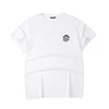 Wide, ply-size, short-sleeved informal t shirt, men's t, popular logo print, half-sleeve T, loose, casual, plain, round collar