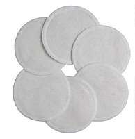 

Anti-bacterial washable hemp cotton makeup remover pads reusable rounds natural facial cloth pads 14 pack with laundry bag