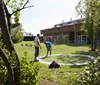 DIY Golf Mini Drive Range Stone Pattern with Mesh Landscaping Borde
