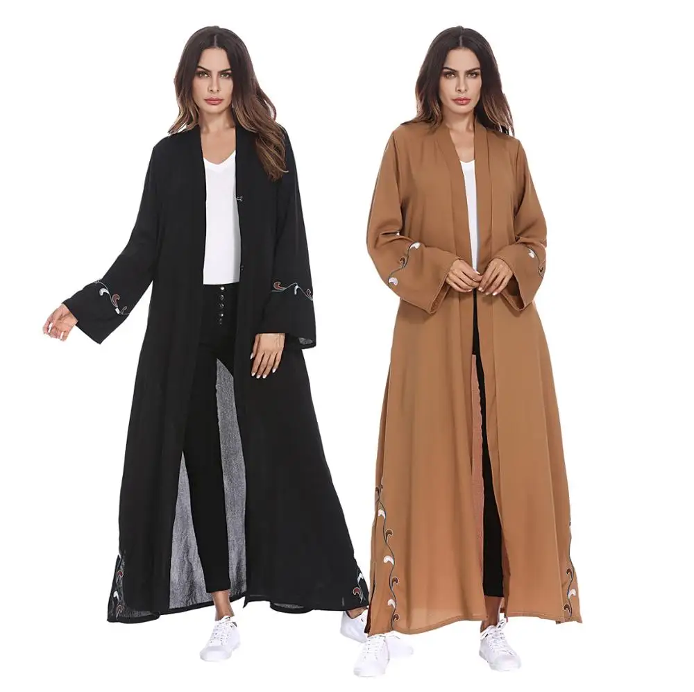 

2018 Latest New Black Muslim Abaya Models Dubai Fashion Women Clothing, According to the picture