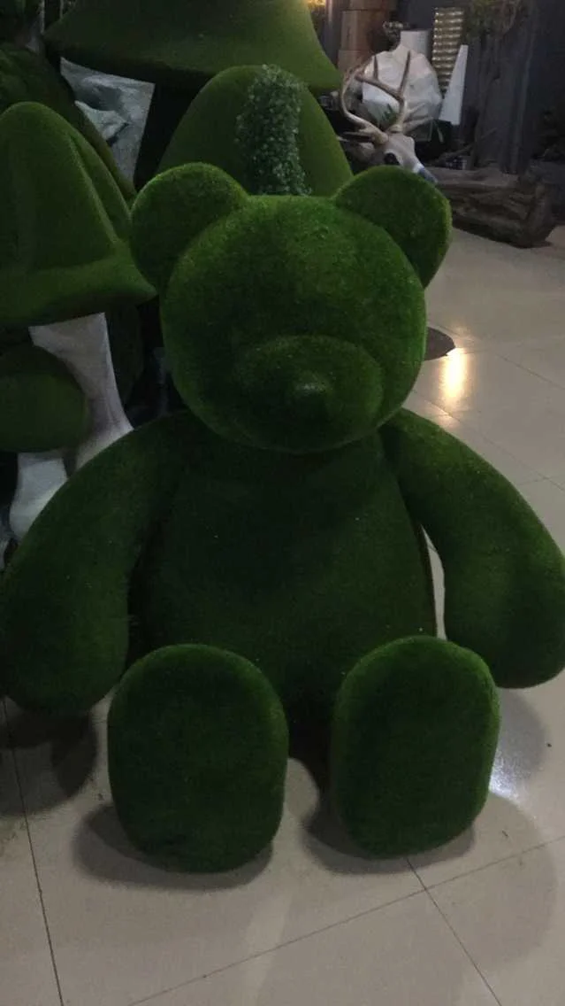 large moss teddy bear