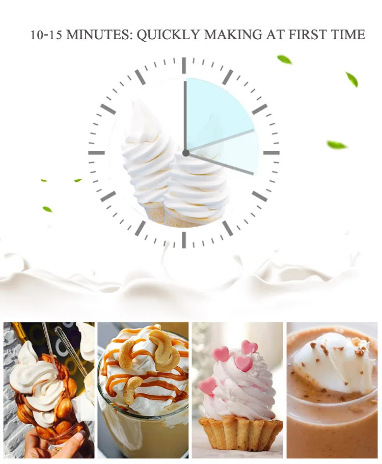 LVNI big capacity bravo carpigiani italian taylor air pump commercial soft ice cream maker making machine for sale made in china