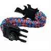 factory Custom outdoor survival rope bracelet/survival band with flint fire start and Multi Tool free shipping fee