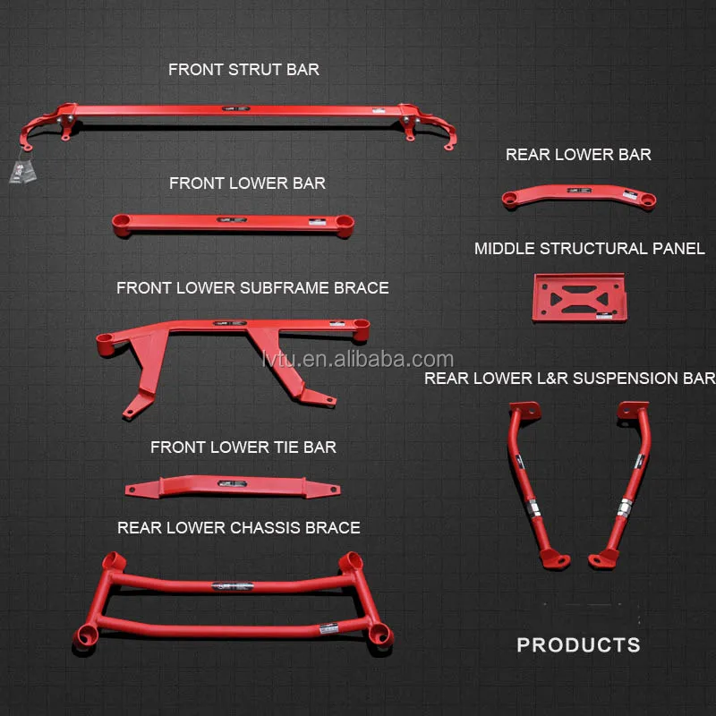 Strut Tower Bar Engine Bay Fit For Toyota Rav4 20092015 20152018