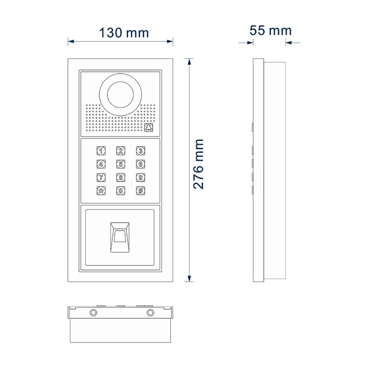 fingerprint video intercom
