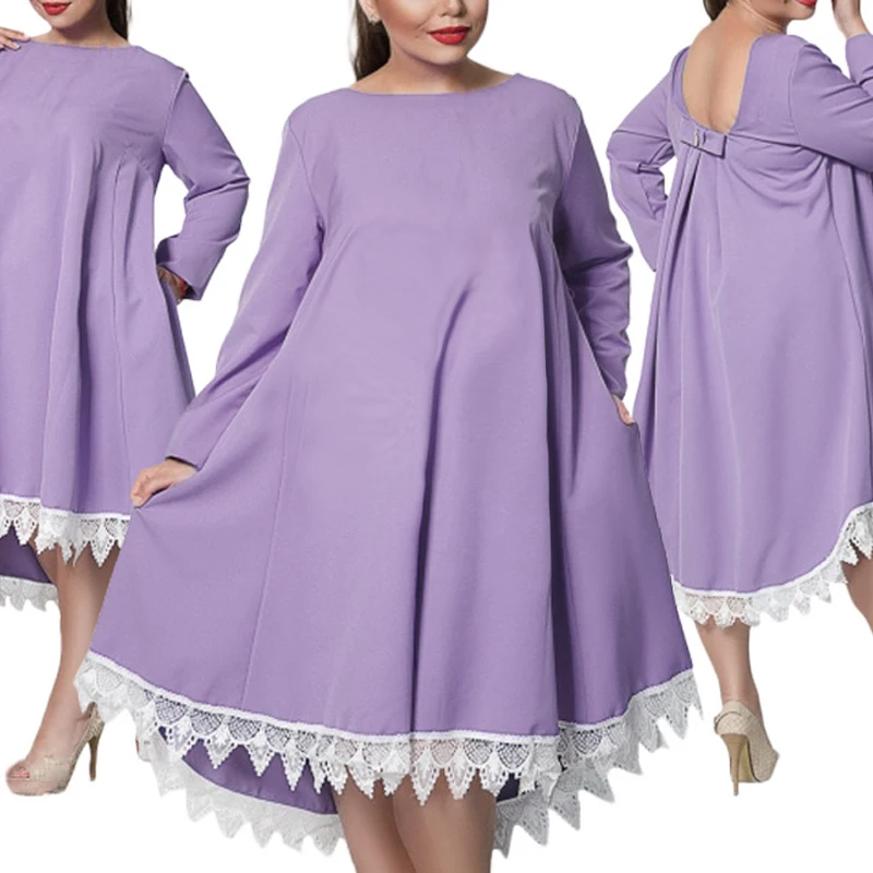 

High Elastic Women Red Purple Blue Long Sleeve Plus Size Maternity Dresses, Blue/red/black/purple