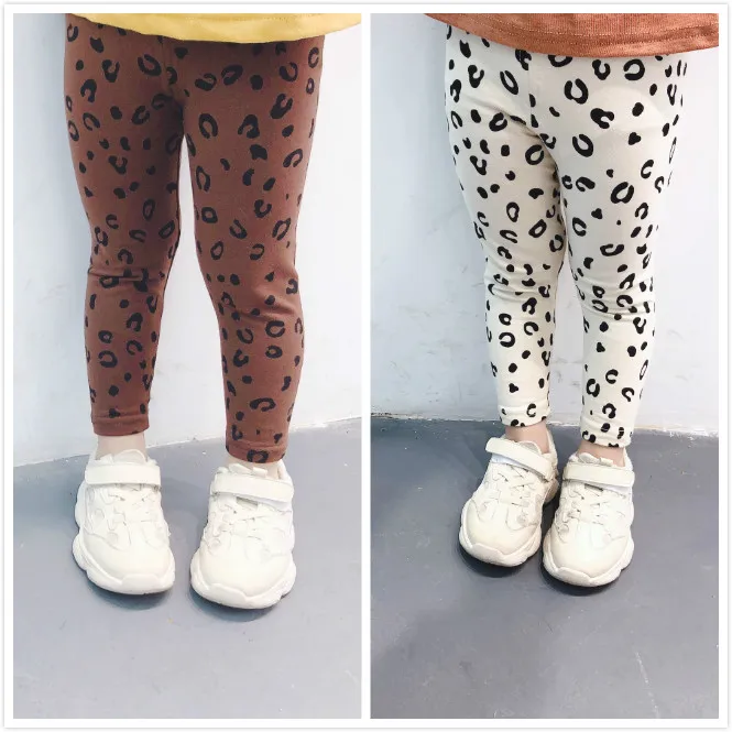 

Wholesale 2019 spring kids Girls leopard print legging