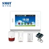 218 New High Quality LCD Touch Screen GSM Wireless Home Burglar Wireless Security Alarm System