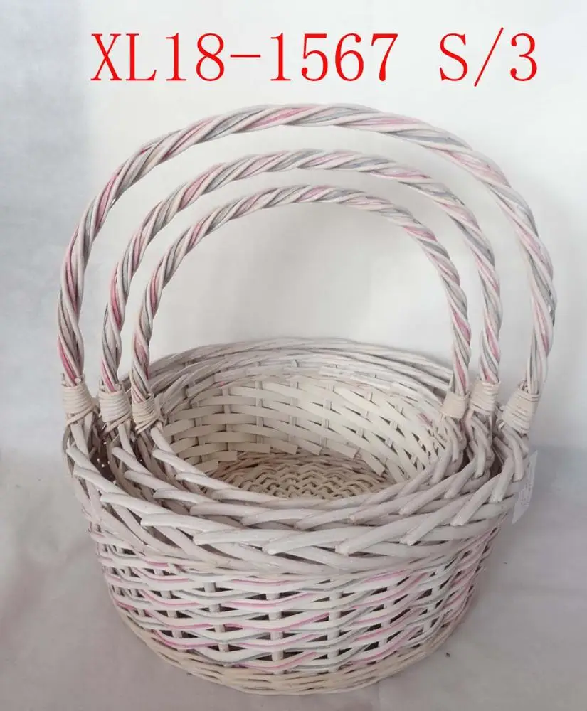
Factory Direct flower and fruit Willow Wicker Basket 