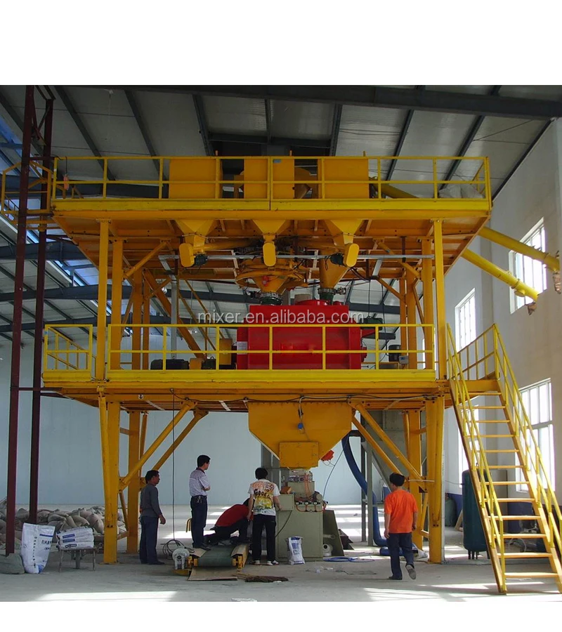 Twin Shaft Dry Cement Concrete Mixer With Dry Mortar Production Plant Buy Dry Mortar Mixer,Dry