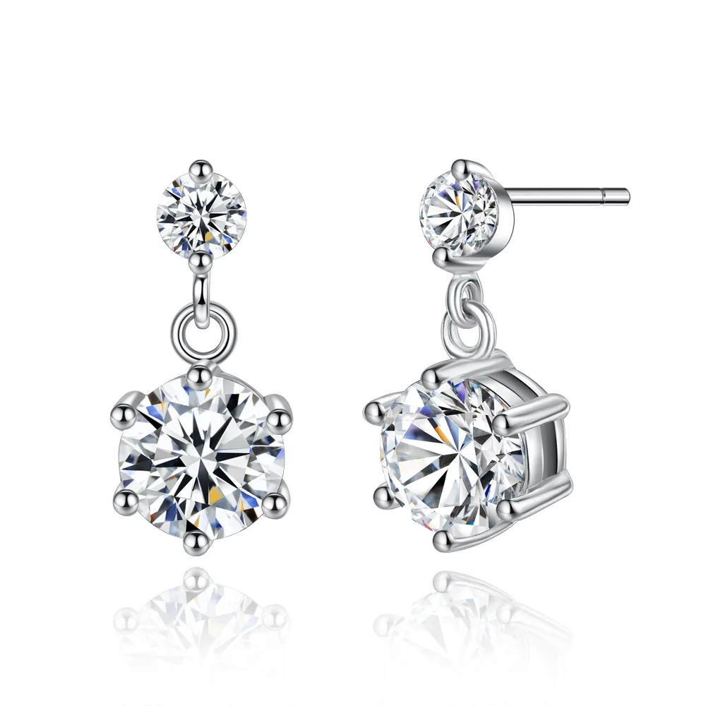 Fashion crystal stud earrings