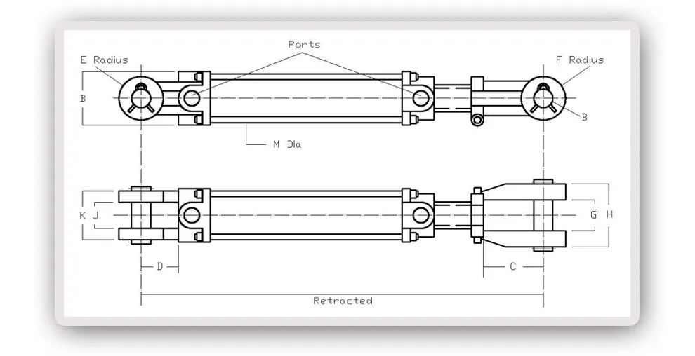 hydraulic cylinder for forklift