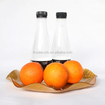 Clear Serving Tray Spill Proof Premium Acrylic Tray For Coffee