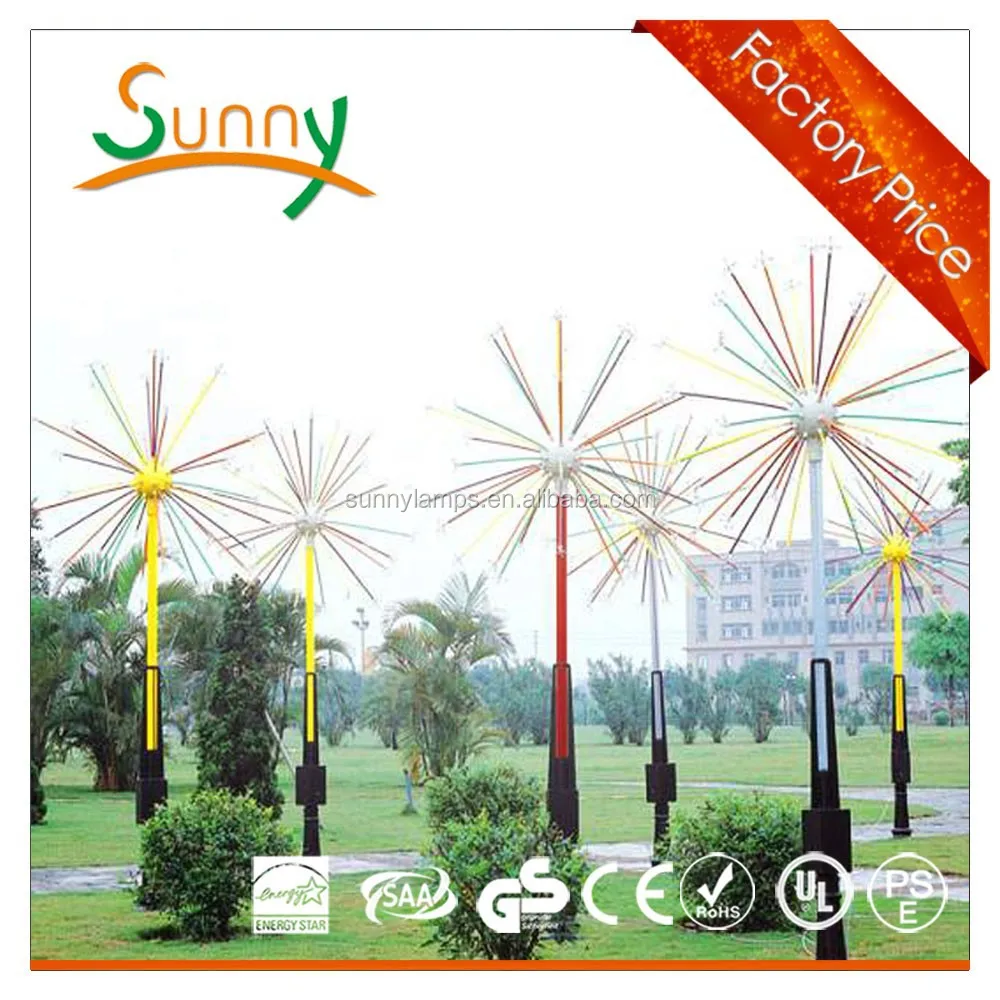 
2M two layer fountain outdoor led firwork lamp, garden decor LED fireworks light 