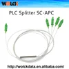 best offering factory outlet PLC splitter 1*4 Sc/APC optical splitter for Gpon system GPON/EPON