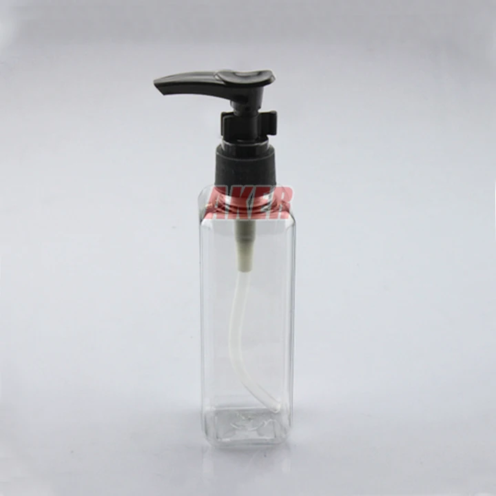 Download 100ml Square Plastic Bottle Pump Emulsion Packing Bottle Sample Small Sample Bottles With Lock Leak Proof View 100ml Square Plastic Bottle Aker Product Details From Ningbo Aker Packaging Products Co Ltd On Yellowimages Mockups