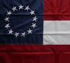3x5ft sewn/embroidered 230gsm 100% cotton Stars and bars flag