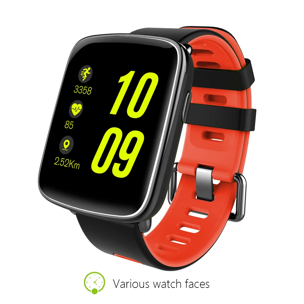 

MTK2502D TFT Touch Screen IP68 Waterproof Pedometer Sports Bluetooth Smart Wrist Watch Kingwear GV68 Reloj Inteligente, Gold;green;pink;red