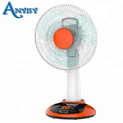 12inch AC/DC kennede home rechargeable  Emergency  USB fan with  LED light