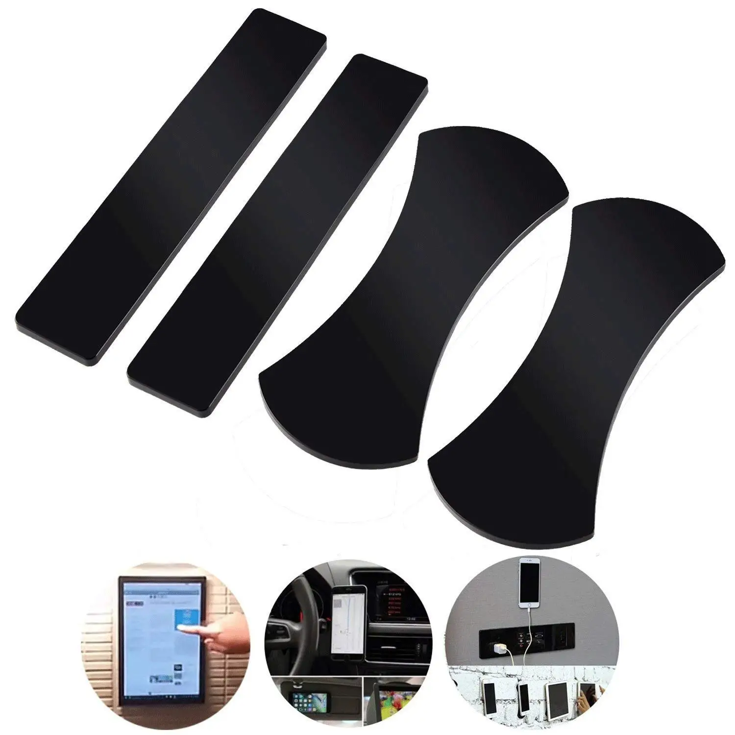 Pink Sticky Gel Pads Cell Phone Sticker WSQIWNI Nano Rubber Pads Car Mount Anti-Slip Stick to Anywhere Silicone Sticky Gel Pad Sticky Phone Holder for Car Sticky Cell Pads
