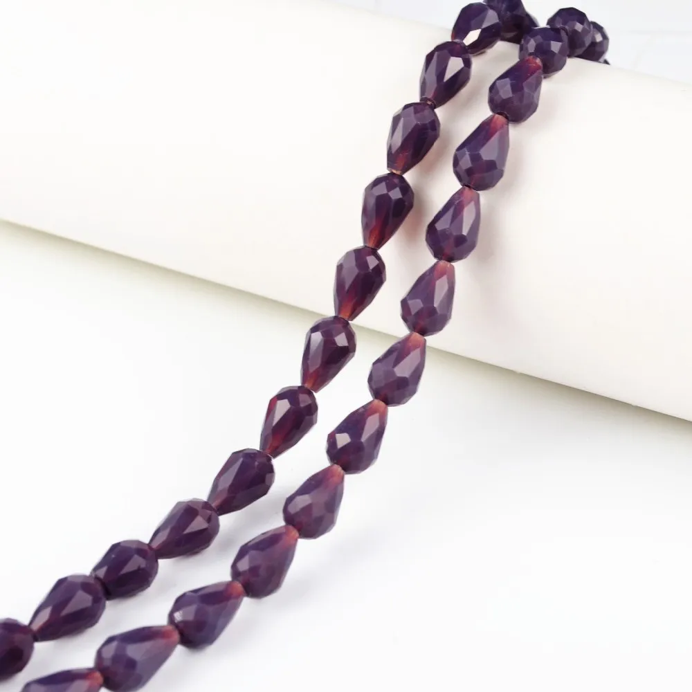 High Quality Beads For Rosary Making Glass Faceted Beads For Saree
