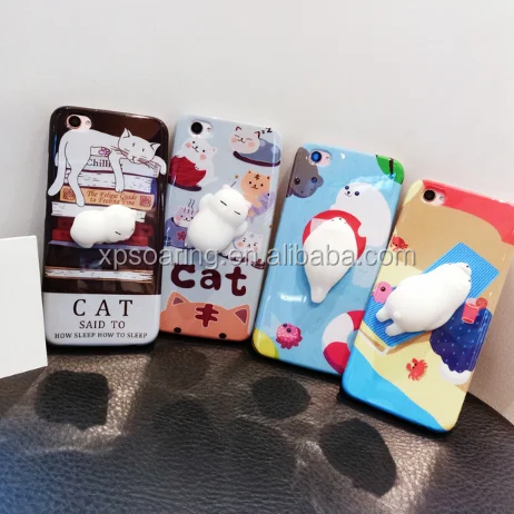 

3D Cute Soft Squishy paw chicken cat case cover for iPhone 7 7 plus ,Soft shell case for iPhone 6 6 Plus