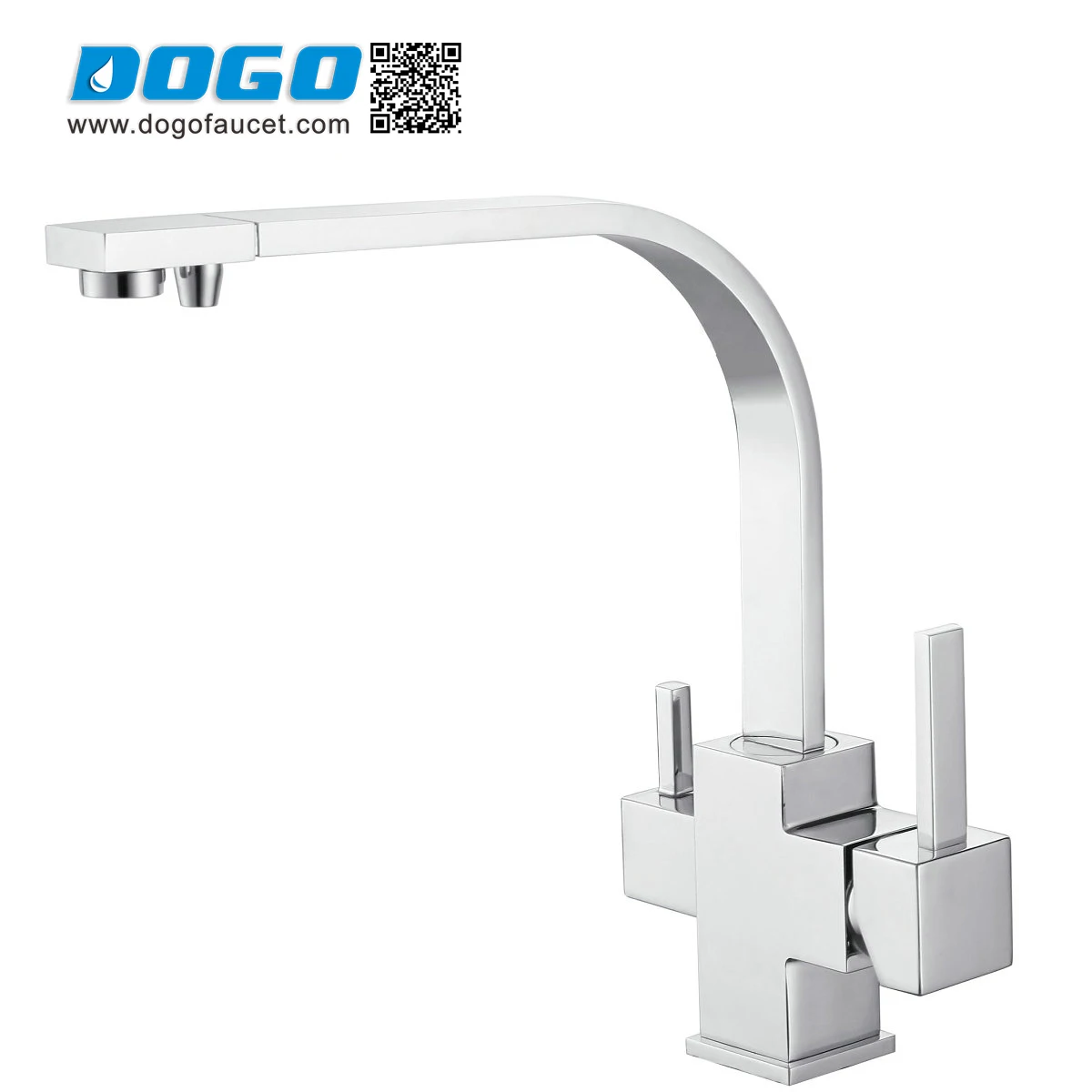 Dogo Factory wholesale KaiPing taps Black China faucet 3 way kitchen faucet