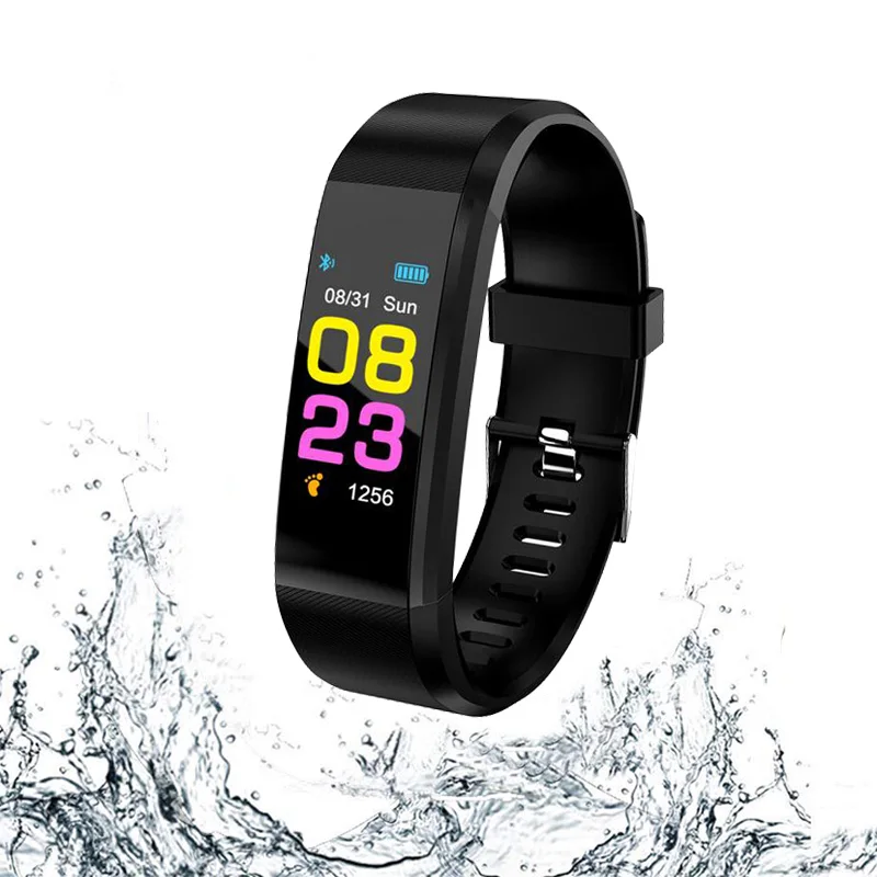 

Fitness Tracker Smart Watch Bracelet Waterproof Fitness Smart Band with Heart Rate Monitor