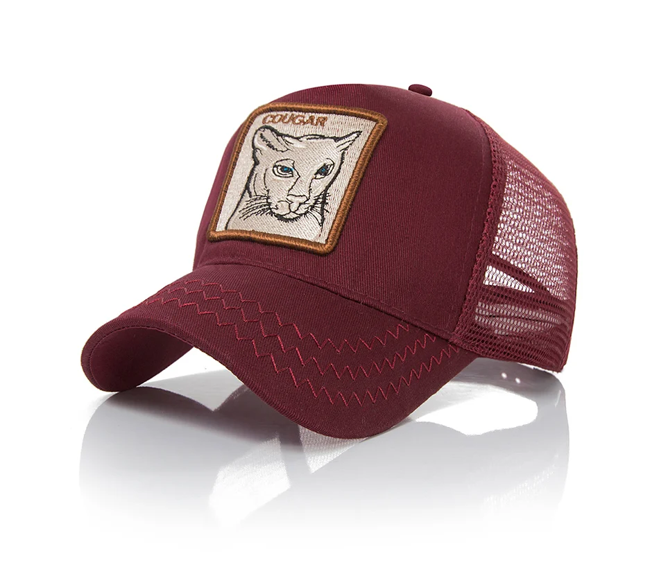 Fashion Mesh Baseball Cap Unisex Lovely Animals Caps Women&men Snapback