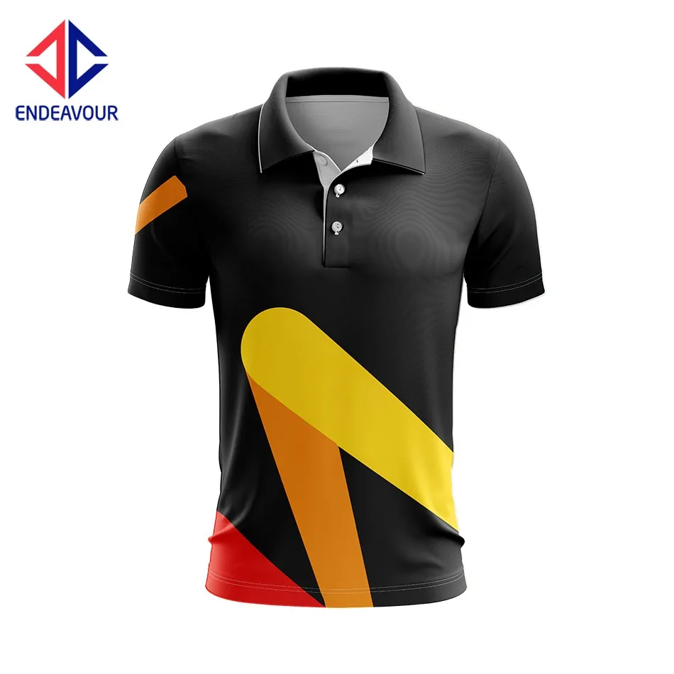 Fully Sublimation Customized Polo Shirts Embroidered Logo - Buy ...