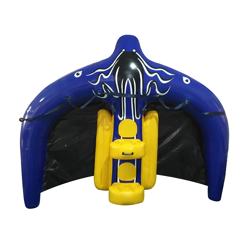 

Hot Towable Inflatable Flying Manta Water Ray Sport Tube Towable Flying Inflatable Ray Manta For Water