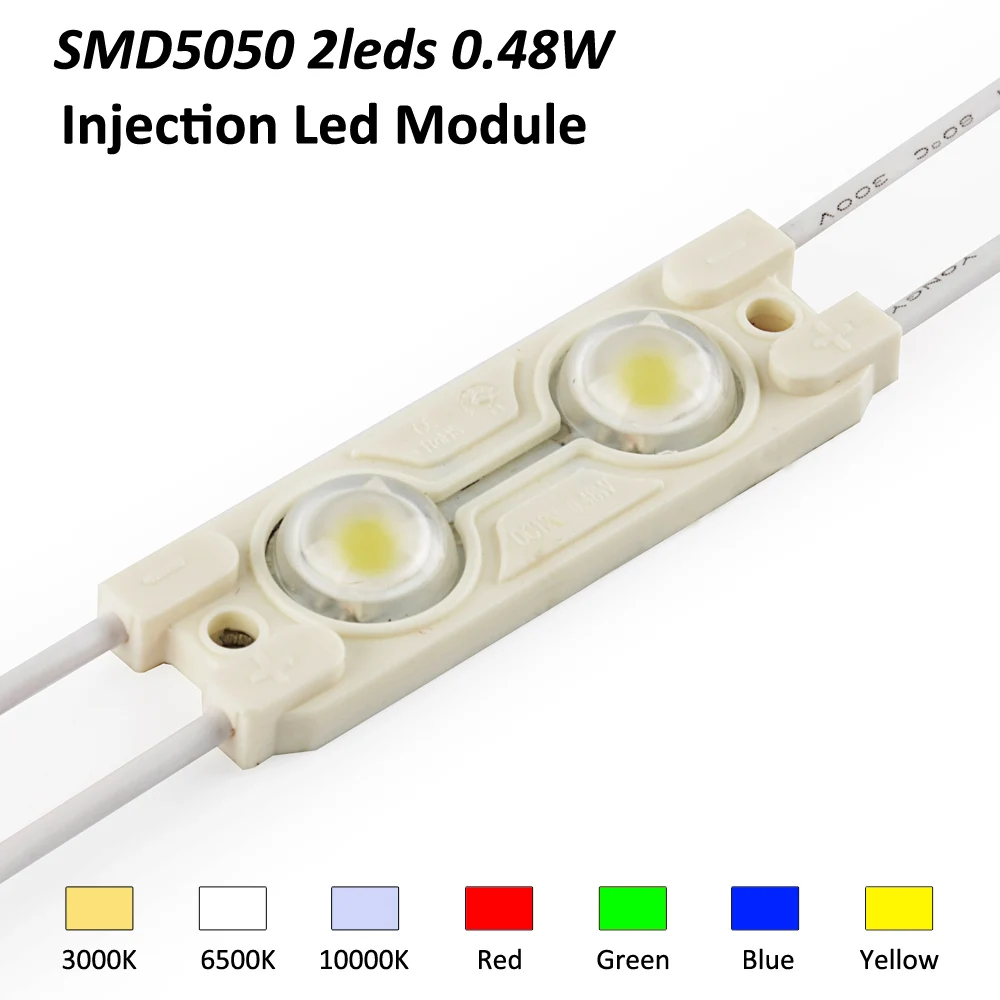 SMD5050 2leds Aluminium base IP65 injection ads led signage light