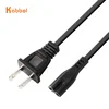 CUL approval Black AC power cord cable with 2 pin power plug Heavy Duty Multi Plug Extension Cord CUL Listed Ac Power Cable