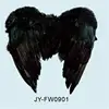 Heart- Shaped Black Feather Wings for Halloween