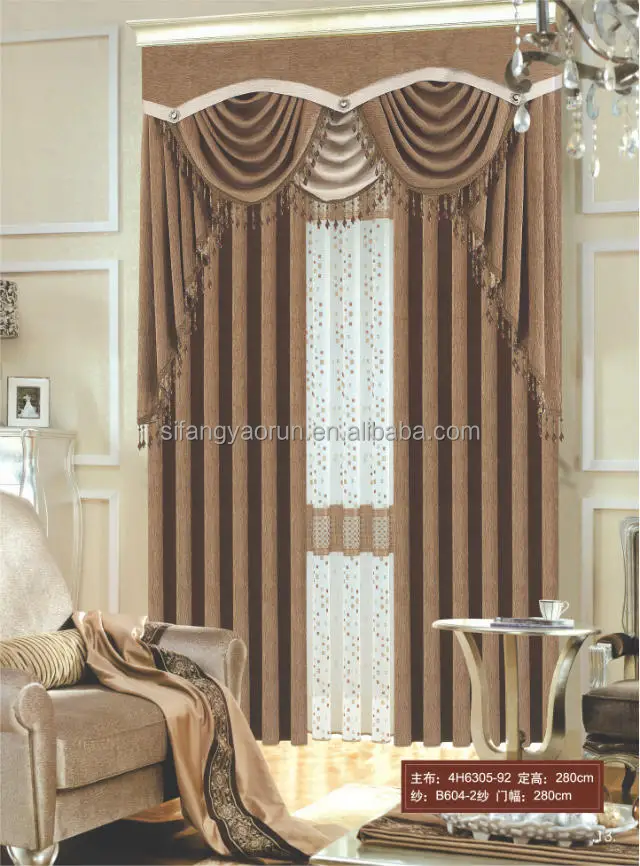 Designer luxus stil damast muster vorhangstoff für arabische ...
