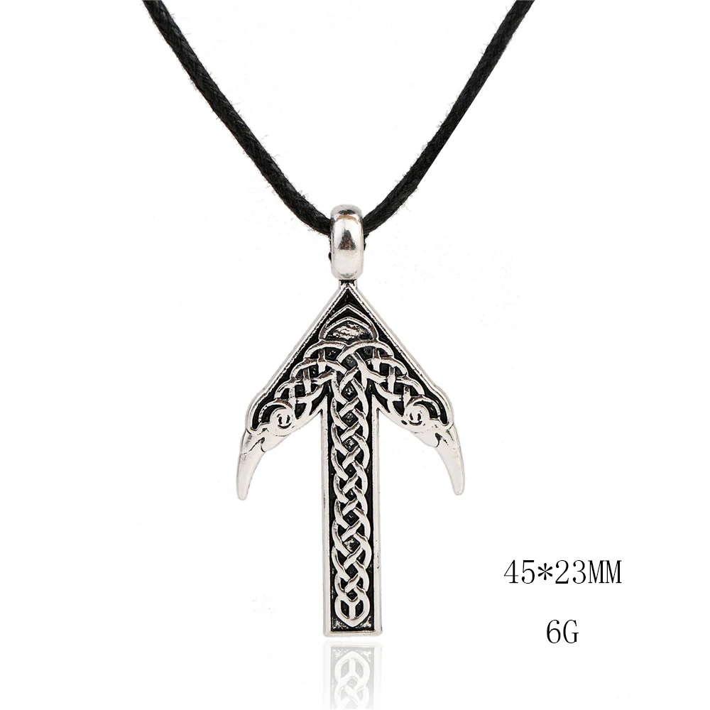 

Different Wicca Pendant Alloy Necklace For Viking Jewelry, As picture