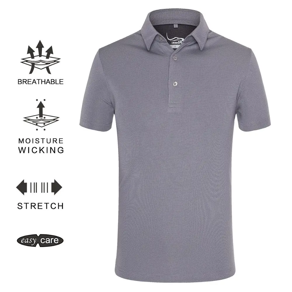 

Grey silm fit,dry fit sport golf polo shirt, Color avaliable