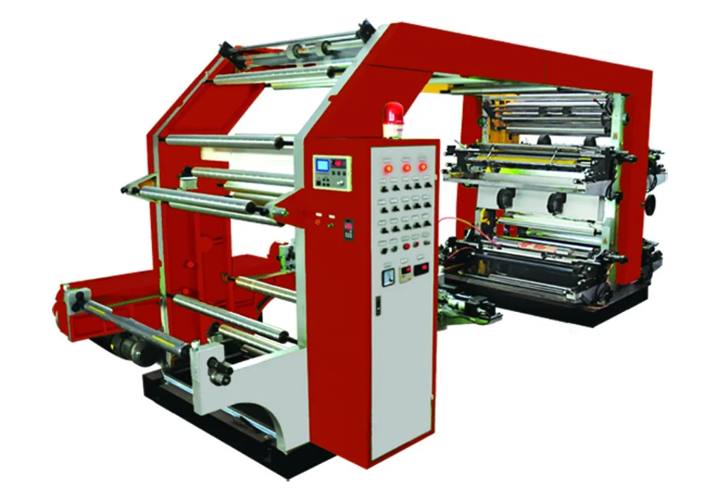 
4 Color PP PE Film Plastic Bag Flexo Printing Machine Price 