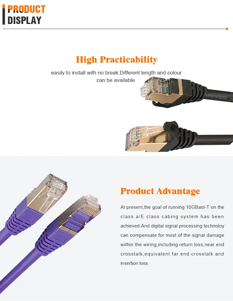 Cat5e Cat6 Cat6a Cat7 Lan Network Cable Cat5e Patch Cord Buy