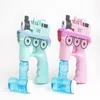 Solid color smiling face little train bubble gun bubble cartoon
