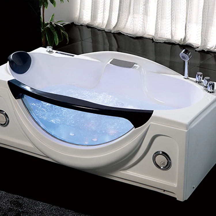 Hot Tub Factory Luxury Led Bubble Whirlpool Massage Bathtub Buy Led